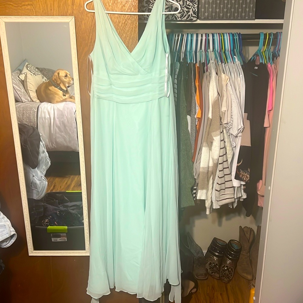 Mint blue Bridesmaid dress